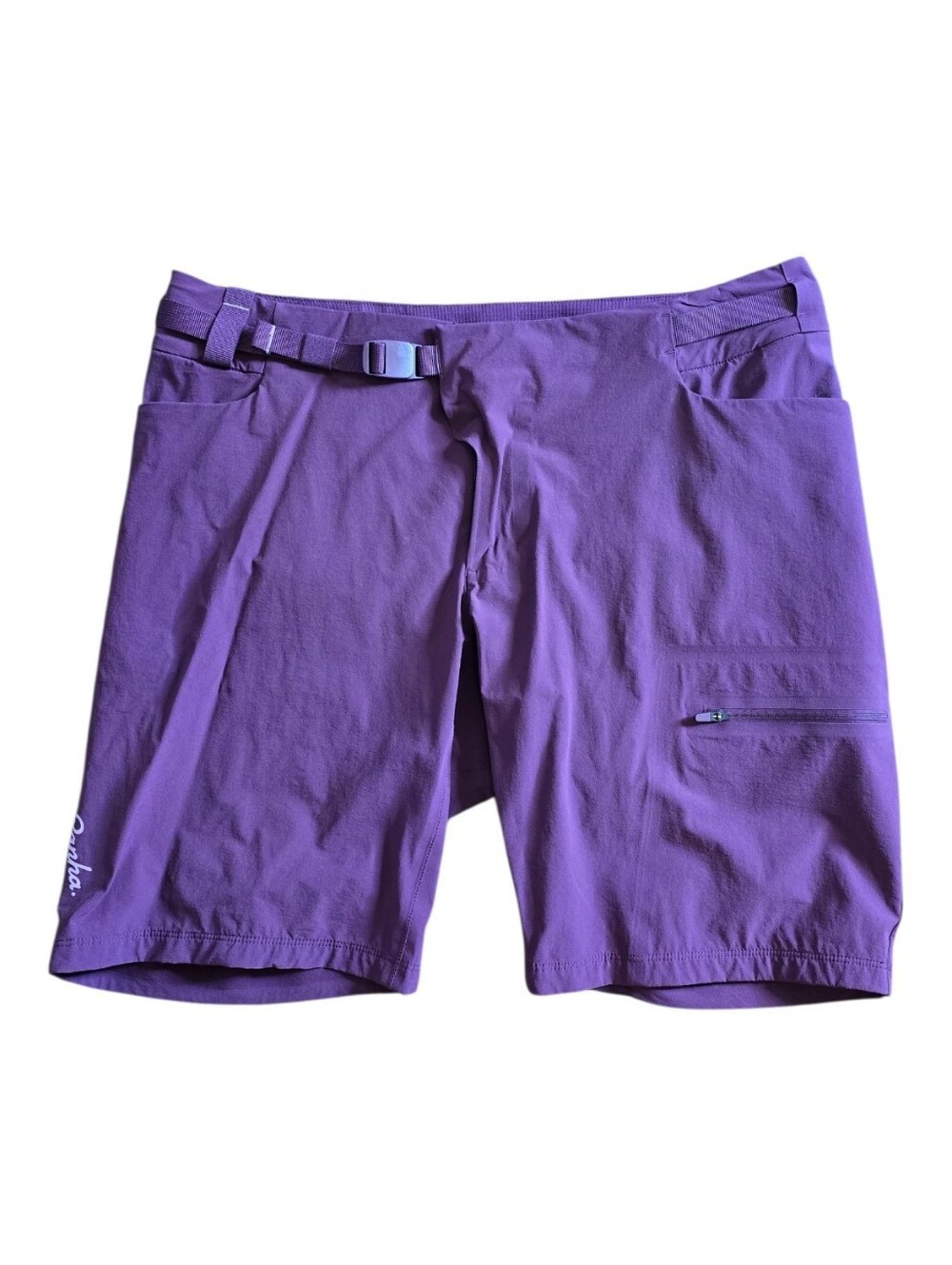 Rapha Women’s Explore Overshorts Size L Burgundy MTB Cycling Shorts 10”